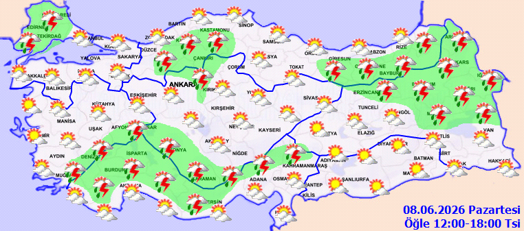 Meteoroloji kara haberi verdi: Şanslı illeri tek tek sıraladı - Resim : 4