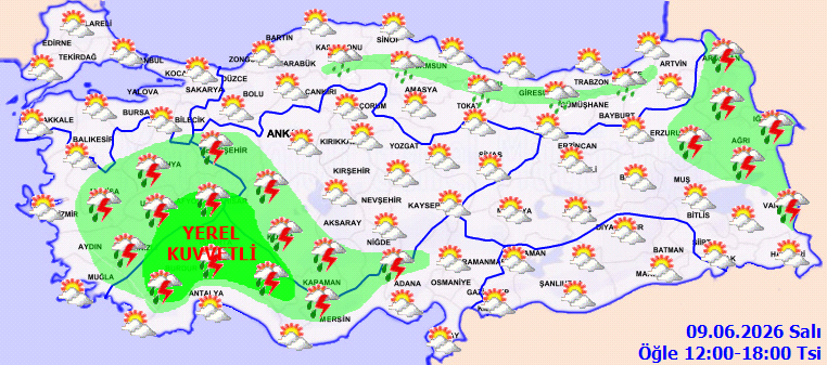 Meteoroloji 5 bölgede 7 kesime gök gürültülü sağanak uyarısı yaptı: Saat verdi - Resim : 5