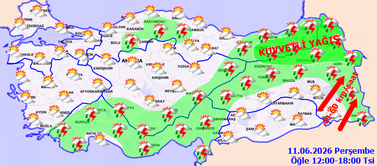 Meteoroloji tehlike hattını işaretledi: Fırtına kopacak kuvvetli yağacak - Resim : 5