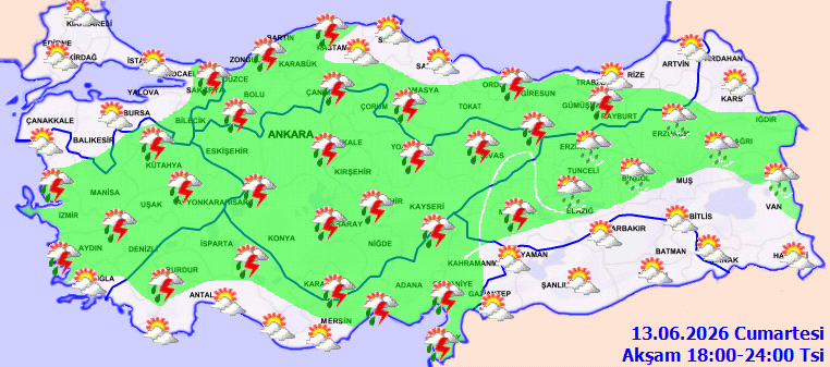 30 ile sarı kodlu uyarı: Sağanak kuvvetli yağacak fırtına uçuracak - Resim : 3