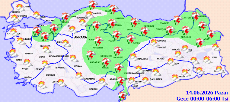 30 ile sarı kodlu uyarı: Sağanak kuvvetli yağacak fırtına uçuracak - Resim : 4