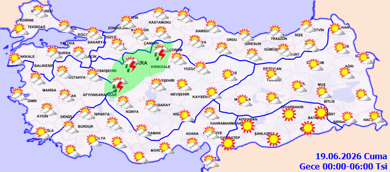 Meteoroloji 19 il için saat verdi: Bir yandan kuvvetli sağanak bir yandan fırtına vuracak - Resim : 4