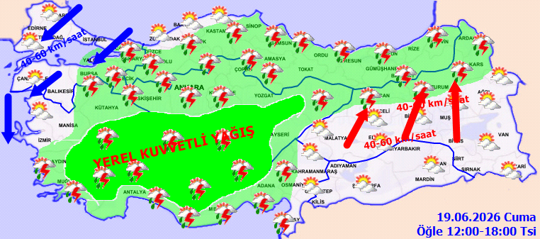 Fırtına ve sağanak İstanbul ve Ankara'ya uzanacak: 15 il kritik saatler yaşayacak - Resim : 3