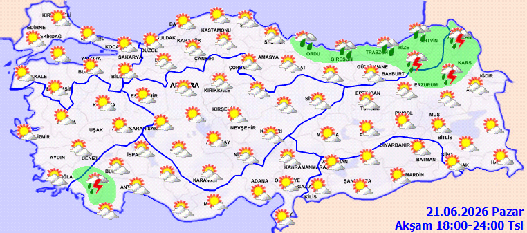 Antalya'dan Rize'ye kadar yağmur var: Meteorolojiden pazar raporu - Resim : 2