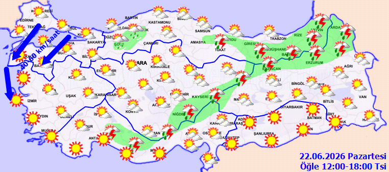 Fırtına 60 kilometre hıza çıkacak arkası yüksek sıcaklık olacak: Meteoroloji tarih verdi - Resim : 2