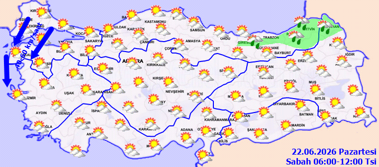 Fırtına 60 kilometre hıza çıkacak arkası yüksek sıcaklık olacak: Meteoroloji tarih verdi - Resim : 1