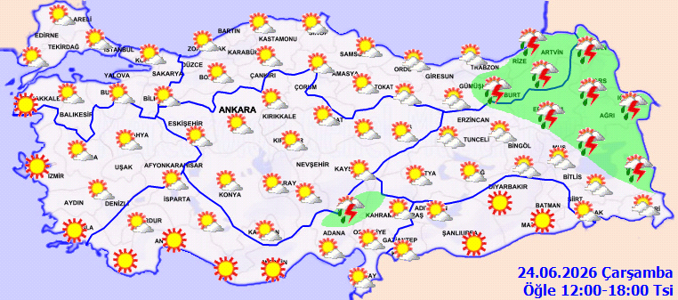 Meteoroloji haritası kızardı! 5 il sağanakla kurtardı - Resim : 4