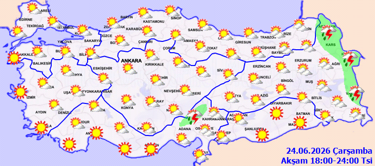 Meteoroloji haritası kızardı! 5 il sağanakla kurtardı - Resim : 5