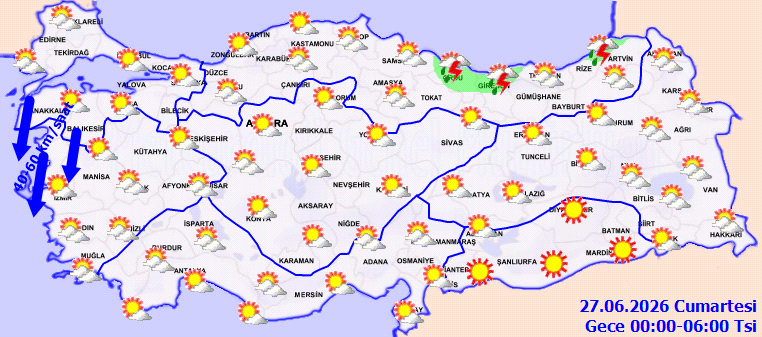 Meteoroloji uyardı! Fırtına 2 bölgede 60 kilometreyle başladı: 3 bölgeye yayılıp vites yükseltecek - Resim : 5