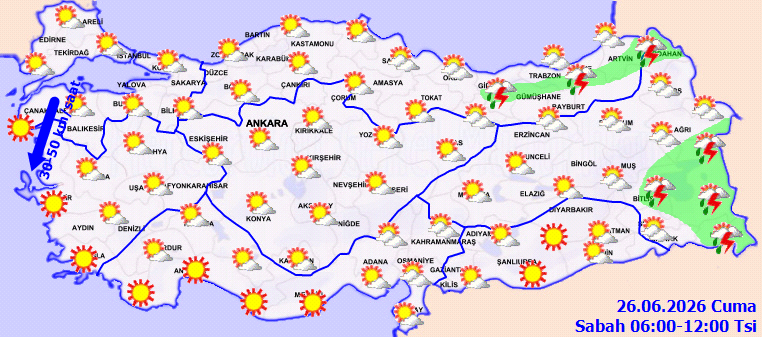 Meteoroloji uyardı! Fırtına 2 bölgede 60 kilometreyle başladı: 3 bölgeye yayılıp vites yükseltecek - Resim : 1