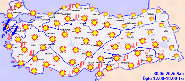 Aşırı sıcaklarda fırtına piyangosu 2 bölgede dar bir alana vurdu: Haritaya bakan yanıyor - Resim : 3