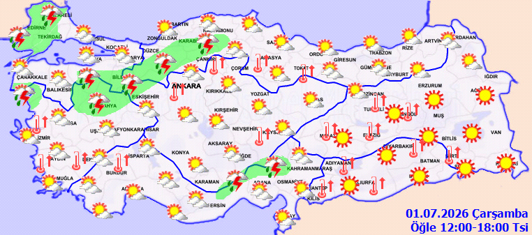 Sıcaklık "biraz" azalacak sonra şakır şakır yağacak: Meteoroloji açıkladı - Resim : 2