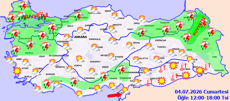 Hava saat saat dönecek! İstanbul dahil 4 ile sarı kodla sağanak 1 ile de fırtınaya uyarısı yapıldı - Resim : 4