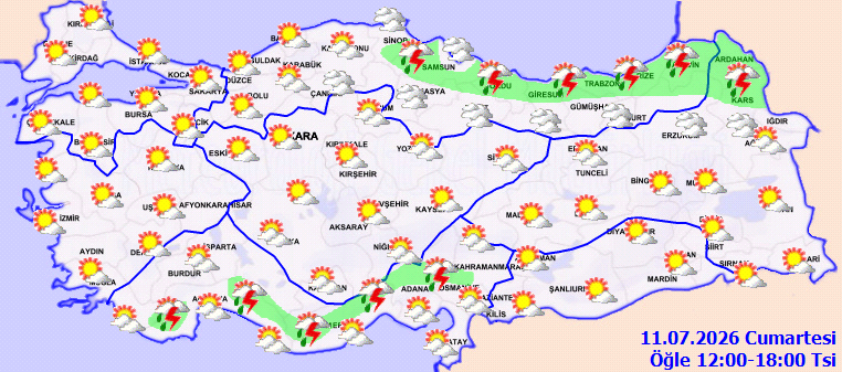 Meteoroloji 2 ili uyararak 30 derecenin altında kalacak tek bölgeyi açıkladı - Resim : 2
