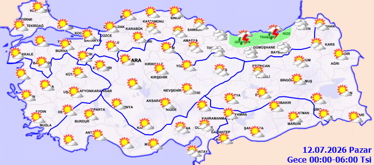 Meteoroloji 2 ili uyararak 30 derecenin altında kalacak tek bölgeyi açıkladı - Resim : 4