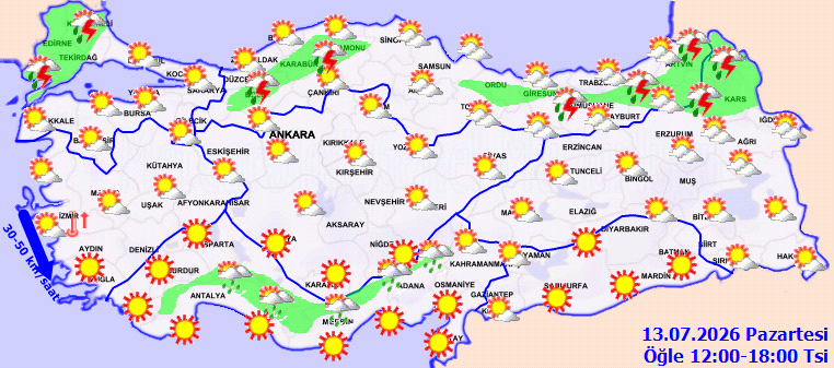 Meteoroloji Ankara'nın etrafında hızla dönecek hava durumunu saat saat açıkladı - Resim : 4