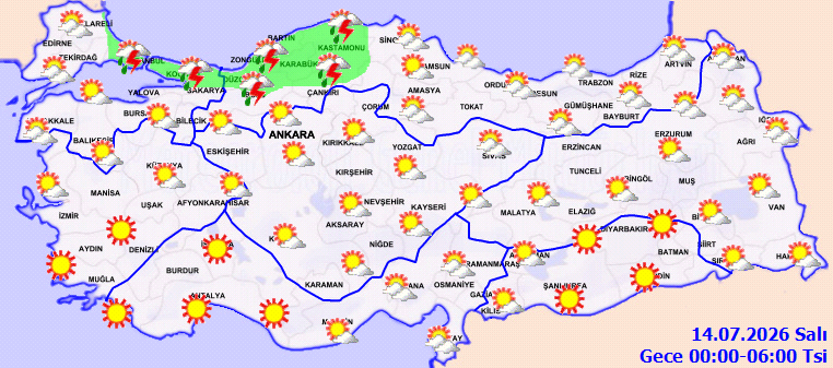Meteoroloji Ankara'nın etrafında hızla dönecek hava durumunu saat saat açıkladı - Resim : 3
