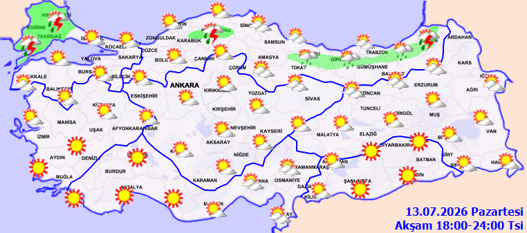 Meteoroloji Ankara'nın etrafında hızla dönecek hava durumunu saat saat açıkladı - Resim : 5