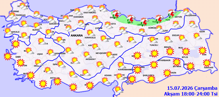 Meteoroloji öyle bir harita paylaştı ki... Bir tek kar yağmayacak - Resim : 4