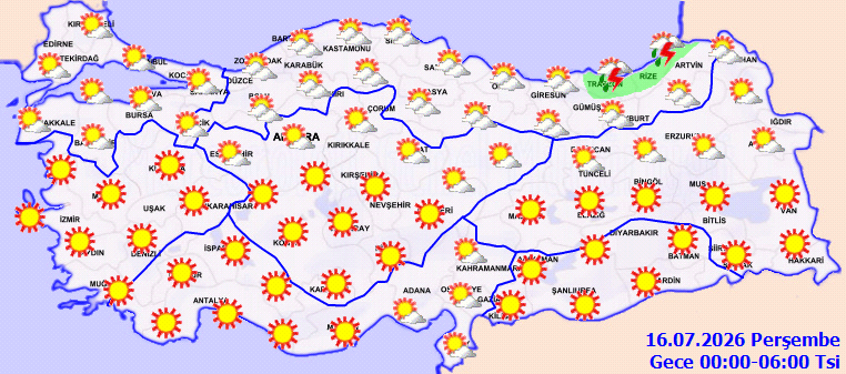 Meteoroloji öyle bir harita paylaştı ki... Bir tek kar yağmayacak - Resim : 6