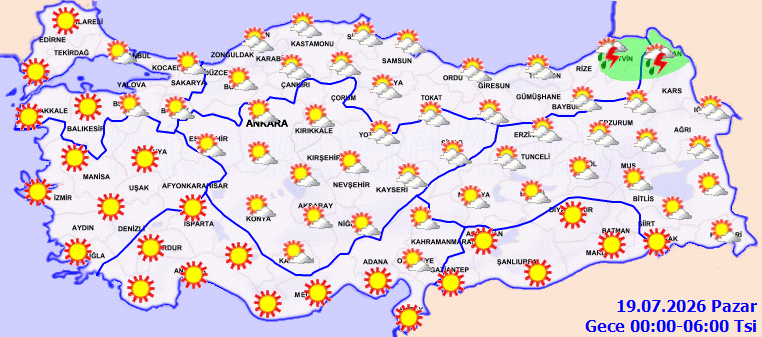 Hava dünden beter olacak: Sıcak fırtınası erken başladı Meteoroloji uyardı - Resim : 6