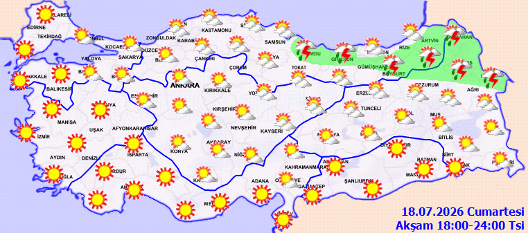 Hava dünden beter olacak: Sıcak fırtınası erken başladı Meteoroloji uyardı - Resim : 5