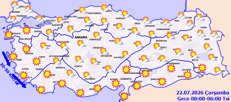 Meteoroloji kritik saatleri açıkladı: Sıcaklık zirve yapacak fırtına kıyıları vuracak - Resim : 7