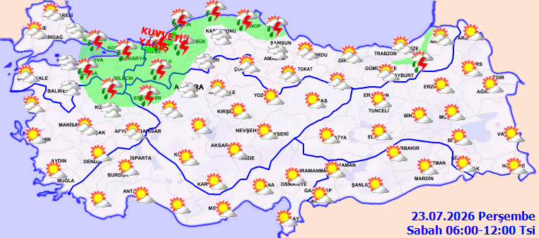 Meteoroloji yağış takvimini açıkladı: Çok kuvvetli sağanak geliyor! - Resim : 1