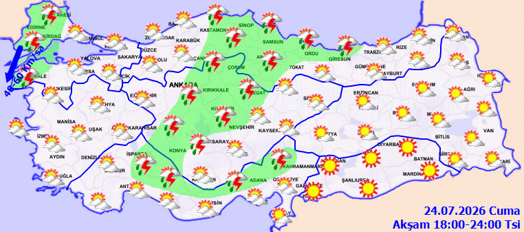 Meteoroloji uyarıları tek tek sıraladı: Çok kuvvetli sağanak öncesi fırtına vuracak - Resim : 4