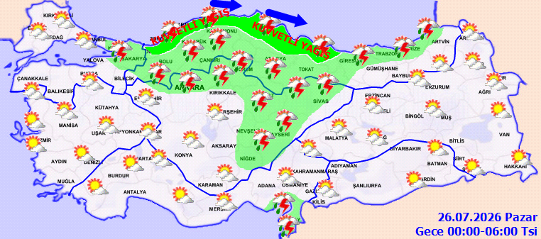 Sağanak koşusu kıyamet gibi başladı! Meteoroloji beklenmedik uyarıyı sarı ve turuncu kodla yaptı - Resim : 6