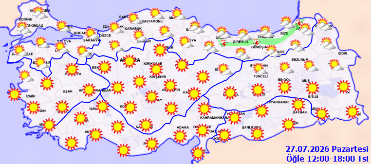 Meteoroloji uyardı: Sıcaklık bir yandan artacak fırtına da etkili olacak - Resim : 3