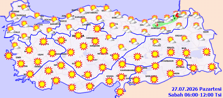 Meteoroloji uyardı: Sıcaklık bir yandan artacak fırtına da etkili olacak - Resim : 1