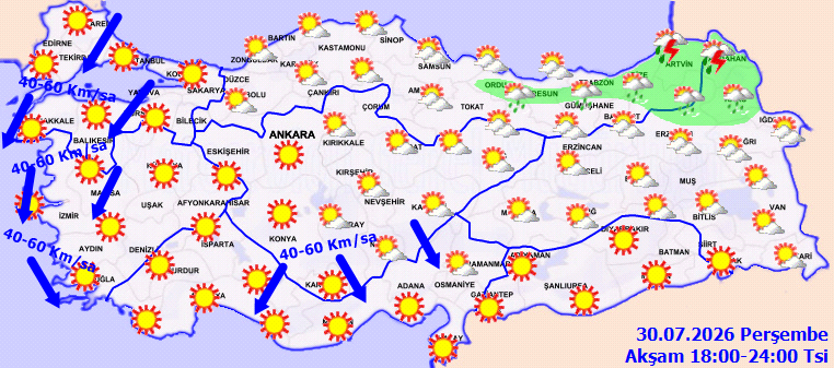 Fırtına dalga dalga vuracak! Hızı 80 kilometreye çıkacak: Meteoroloji saat saat uyardı - Fotoğraf: 10
