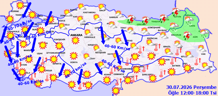 Fırtına dalga dalga vuracak! Hızı 80 kilometreye çıkacak: Meteoroloji saat saat uyardı - Fotoğraf: 9
