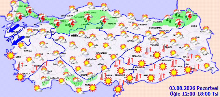 Nem çok esinti yok: Meteoroloji mevsim normalleri üzerine çıkacak sıcaklıkları açıkladı - Fotoğraf: 4