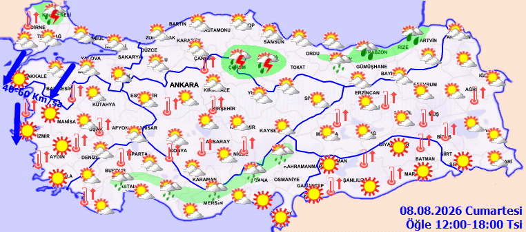 Değişim başladı! Meteoroloji saat saat olacakları açıkladı - Resim : 6