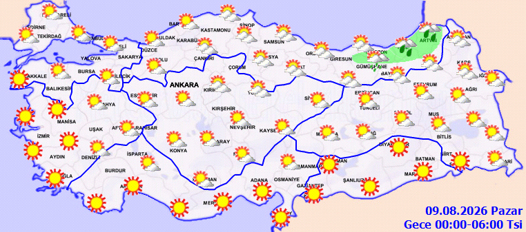 Değişim başladı! Meteoroloji saat saat olacakları açıkladı - Resim : 8