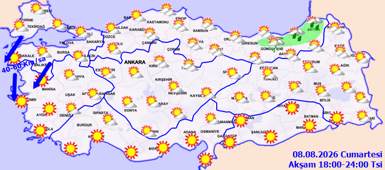 Değişim başladı! Meteoroloji saat saat olacakları açıkladı - Resim : 7