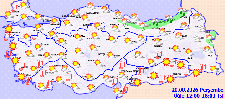 Türkiye'yi kavuracak sıcaklar! Meteoroloji haritayı yayımladı: Kıpkırmızıya boyandı - Resim : 2