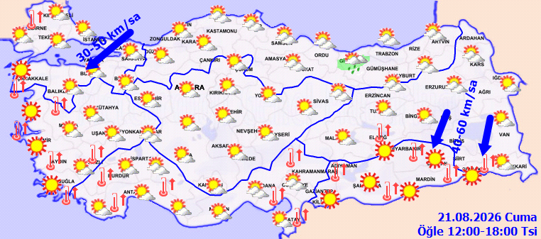 Meteoroloji 'mevsim normallerinin üstünde' açıkladı: Yurdun dört bir yanı kavrulacak - Resim : 1