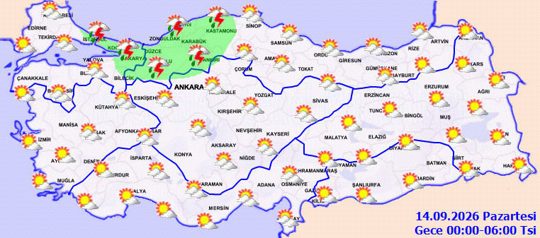 İstanbul'da 2 günlük sağanak alarmı: Meteoroloji başlayacağı saati açıkladı - Resim : 3