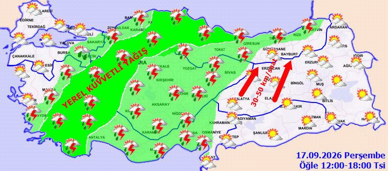 12 il için uyarı verildi: Meteoroloji yağışların zirve yapacağı saati duyurdu - Resim : 2