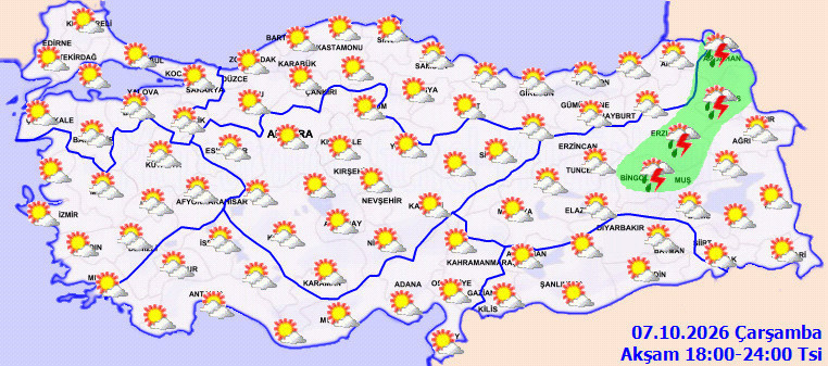 Karadeniz'den yurda girip Akdeniz'e bir hat çizecek: Meteoroloji yağmur için saat verdi - Resim : 1