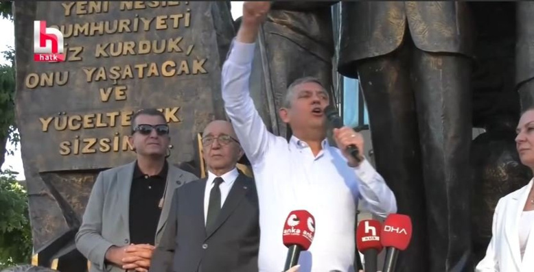 ÖZGÜR ÖZEL'E SAFRANBOLU'DA COŞKULU KARŞILAMA