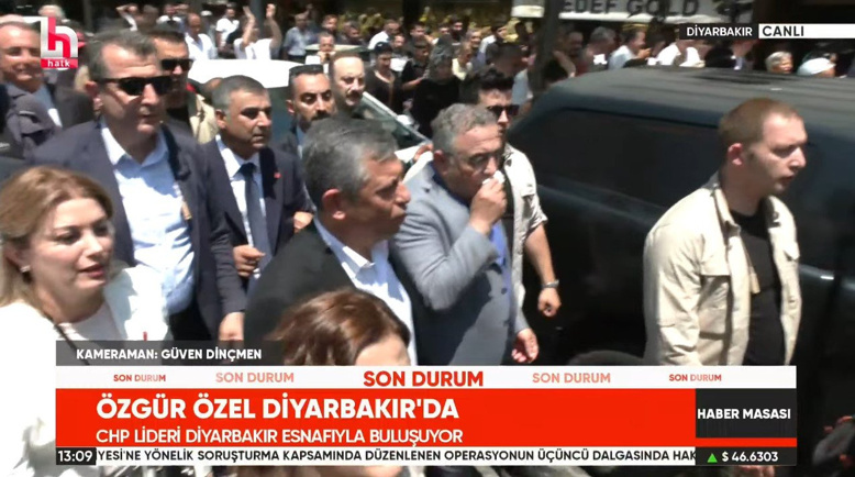 ÖZGÜR ÖZEL'E YOĞUN İLGİ! "ÖZGÜR BAŞKAN, ÖZGÜR TÜRKİYE"