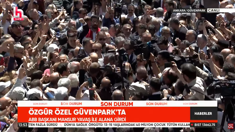 ÖZGÜR ÖZEL GÜVENPARK'TA