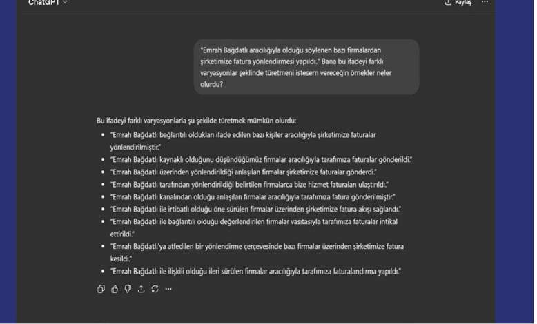 "MEĞER SAVCILIK MAKAMINDA YAPAY ZEKA VARMIŞ"