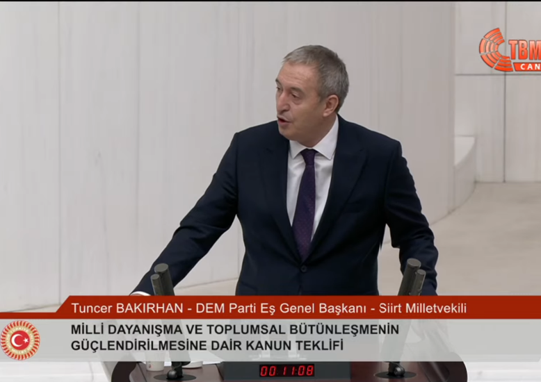 DEM PARTİ KONUŞTU: VATAN ORTAK GELECEK ORTAKTIR