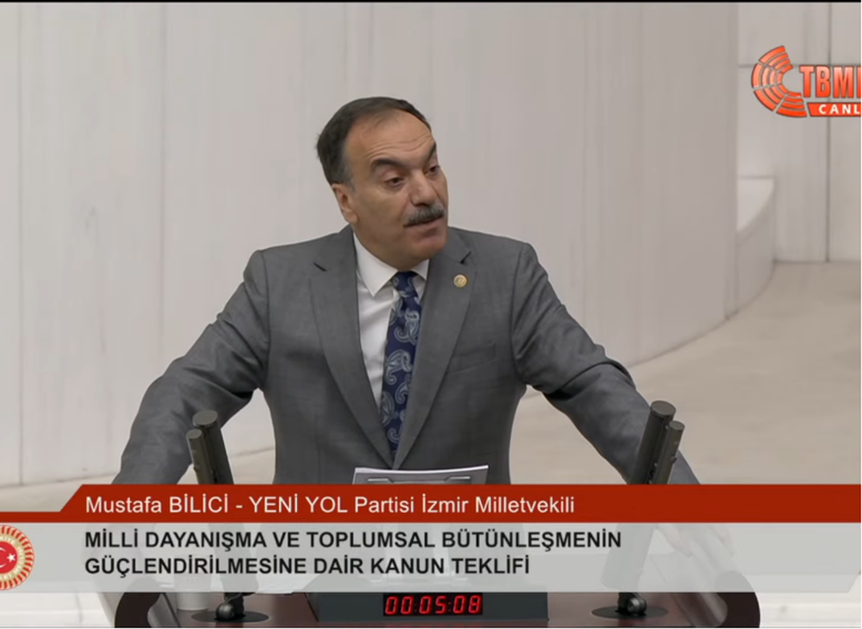 YENİ YOL PARTİLİ BİLİCİ KONUŞTU