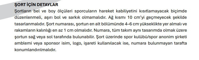 Voleybolcuların forma ve şort standardı değiştirildi: Federasyon açıkladı - Resim : 8